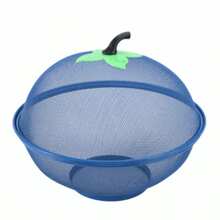 3/1pc Mesh Fruit Basket Fruit Baskets Apple-Shaped Mesh Storage Bowls Protective Fruit Holder Reusable Vegetables Fruit Holder Countertop Metal - View 11