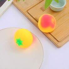Tachimi 1pc New Creative Stress Relief Realistic Peach Squeeze Toy, Soft Slow Rebound Squishy Toy, Ideal Gift For Friends, Birthday And Party, Suitable For Men And Women - Multicolor - View 5