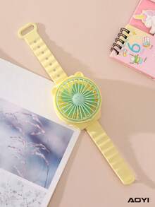 AOYI Mini Battery-Powered Fan With Wrist Strap, Small Portable Personal Fan, Watch-Style Travel Fan For Beach, Suitable For Kids Boys And Girls Indoor And Outdoor Use, Battery Not Included - Multicolor - View 12