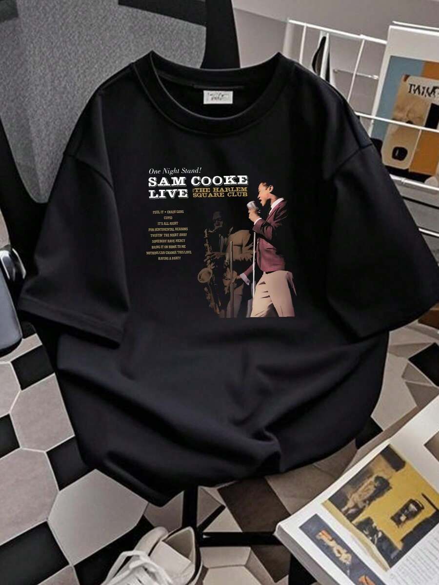 Men T-Shirts - Black - View 1