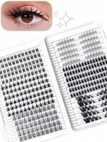 LIMEIKAI 448 Pcs Large Capacity Mixed Lash Clusters Handmade Cat Eye Baby Eye Lashes Natural Look For Makeup Extension - View 11
