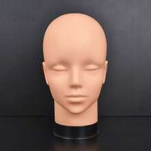 Wig Mannequin Stand, Display Mannequin Head, Hair Styling Tool Mannequin Head, Includes Mannequin Pins And Small Stand, Halloween - View 5