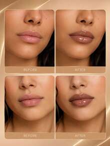 Chanel LE ROUGE DUO Lip Gloss Tahan Lama -154 Rich Caramel -4.5ml-0.15FL.OZ. -3.5ml-0.11FL.OZ. - Warna -154 INTENSE CARAMEL -4.5ml-0.15FL.OZ. -3.5ml-0.11FL.OZ. - View 11
