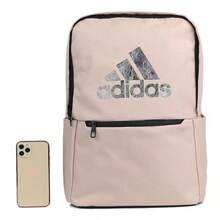 Adidas CLASSIC GFX Unisex Backpack Polyester School Bag Regular Couple Style Pink - Pink - View 6