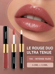 Chanel LE ROUGE DUO 持久唇彩 -194 INTENSE NUDE -4.5ml-0.15FL.OZ. -3.5ml-0.11FL.OZ. - Colour -194 INTENSE NUDE -4.5ml-0.15FL.OZ. -3.5ml-0.11FL.OZ. - 查看 1