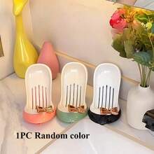 創意個性化高跟鞋造型皂盒，免鑽孔排水收納架，適用於居家浴室，皂架收納架，隨機顏色 - 無 - 查看 9