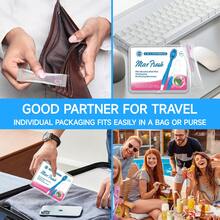 Mini Disposable Toothbrush With Toothpaste And Toothpick, Tongue Cleaner, Fresh Breath, Tongue Scraper, Suitable For Work Or Travel, 10pcs/Box - Multiple Flavors/various Styles - View 8