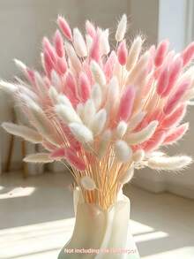 Multi-Color Bohemian Style Artificial Reed Grass, Light Pink Blue Lavender Fluffy Faux Flower Stems, Real Synthetic Grass, Long-Lasting Decoration, Fashionable Bohemian Style Wedding Centerpiece, Home Space, Suitable For Christmas, Halloween - Multicolor - View 14