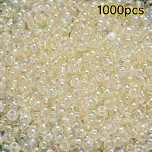 1000pcs Manik-Manik Kaca Berubah Warna UV dengan Tekstur Es, Ukuran 2mm, Manik-Manik Bulat Transparan Berwarna-warni, Aksesoris Pembuatan Perhiasan DIY - Mutiara Millet - View 14