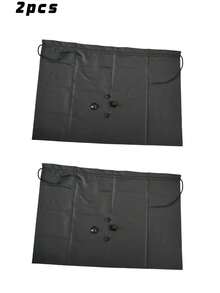 1pc/2pcs Track-Style Car Sunshade Curtain, Heat Insulation & UV Protection, Retractable For Summer Sun Protection - A - View 12