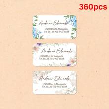 Personalized Floral Theme Address Labels - Customizable Return Address Stickers, Suitable For Letters, Cards And Gift Packages - Perfect For Home Office, Celebrations And Daily Mail - Waterproof And Easy To Apply Customized Labels - Elegant Floral Design Adds A Stylish Touch To Your Mail - Ideal For Weddings, Parties And Special Occasions - High Quality And Durable Address Labels, Meet All Your Mailing Needs, Holiday Calendar - Style D - View 41