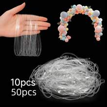 Rubber Bands For Balloon Arches, Large Rubber Bands For Balloon Garlands, Balloon Accessories, Highly Durable, Not Prone To Sticking Together, For Arch Frames And Garland Wall Decorations. Suitable For Decorations During Festivals And Celebrations. - One Size Fits All - View 1