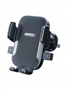 1 pieza Soporte universal multifunción para teléfono de coche de ABS negro, soporte de teléfono para rejilla de ventilación del coche, soporte de teléfono para navegación - A - Ver 12