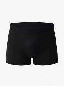 4 st herrboxershorts i plus size, enfärgade, andningsbara, med bekvämt midjeband, underkläder - Multifärgad - Visa 5