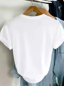 Women T-Shirts - 白色 - 查看 2