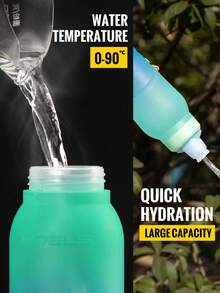 1 PC WRELS Sports Bottle, Gradient Outdoor Sports Water Bottle, Portable Waist‑Pack Water Cup For Marathon, Running, Fitness, Travel And Cycling - Multicolor - View 5