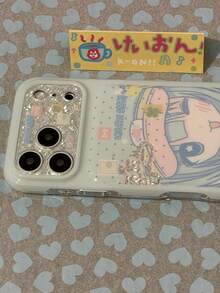 Blue Anime Girl Phone Case Compatible With Iphone 17 Pro Max, New 16 Pro, 15 PM, Japanese Style, Premium Feel, Anti-Drop Protective Cover For IPhone 17 Pro, 17/16, 15 - Baby Blue - View 4