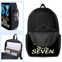 Juego de 3 piezas de mochila para estudiantes de 16.5 pulgadas, incluye bolso tote y estuche para lápices, adecuado para la vuelta al colegio - 67 marrón - Ver 5