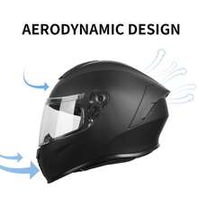 Crown Racing Motorcycle Helmet Street Helmet Adult DOT Certified - Multicolor - View 8