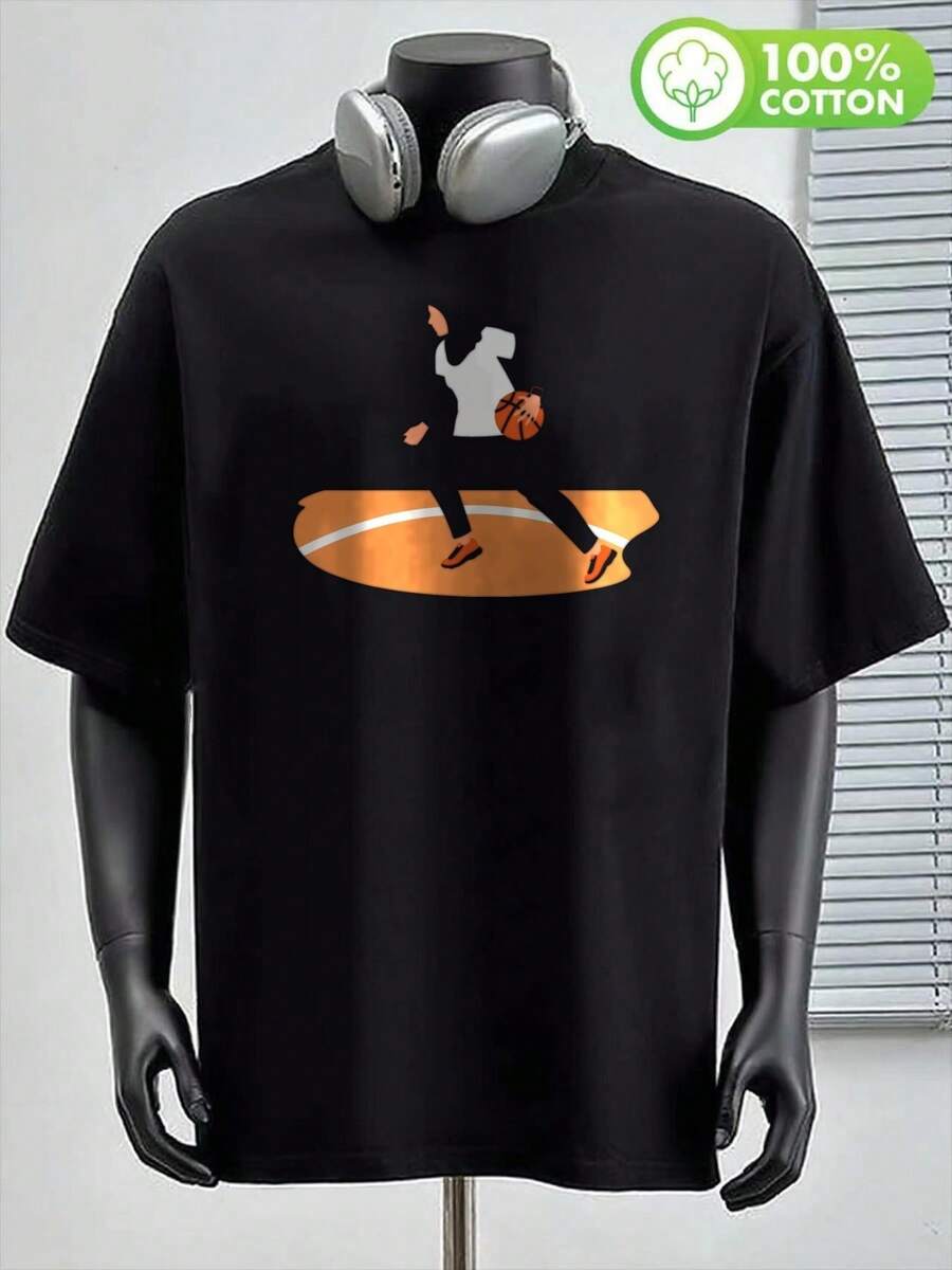Men T-Shirts - Black - View 1