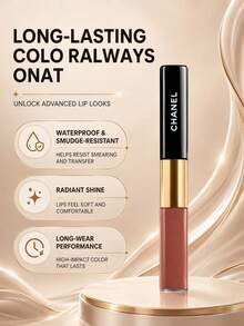 Chanel LE ROUGE DUO ULTRA TENUE 長效持久唇彩 -182 淺棕色 -4.5ml-0.15FL.OZ. -3.5ml-0.11FL.OZ. - Colour -182 LIGHT BROWN -4.5ml-0.15FL.OZ. -3.5ml-0.11FL.OZ. - 查看 5