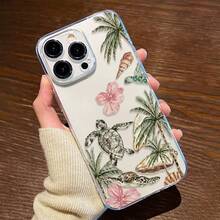 Precise Cutouts High-Transparency Full-Screen White Starry Sky Turtle Painted Anti-Drop Transparent Phone Case, Compatible With Iphone Series/ Series, Compatible With Xiaomi/ - Multicolor - View 2