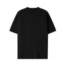 Adidas ESSENTIALS Sportswear Men's Short Sleeve Fashionable Minimalist Versatile Basic Comfortable Crew Neck T-Shirt - Black - View 3