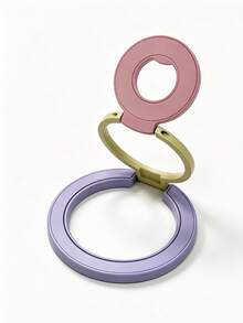 EIGIIS Dual Ring Magnetic Phone Stand, Compatible With Phone 17/16/15/14/13/12, Multi-Functional Stand For Office, Gym, Kitchen And All Metal Surfaces, With Finger Ring Grip - Multicolor - View 13