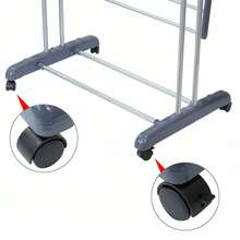 Foldable Extra Large 3 Tier Indoor Outdoor Clothes Airer Laundry Dryer Rack - A - View 9