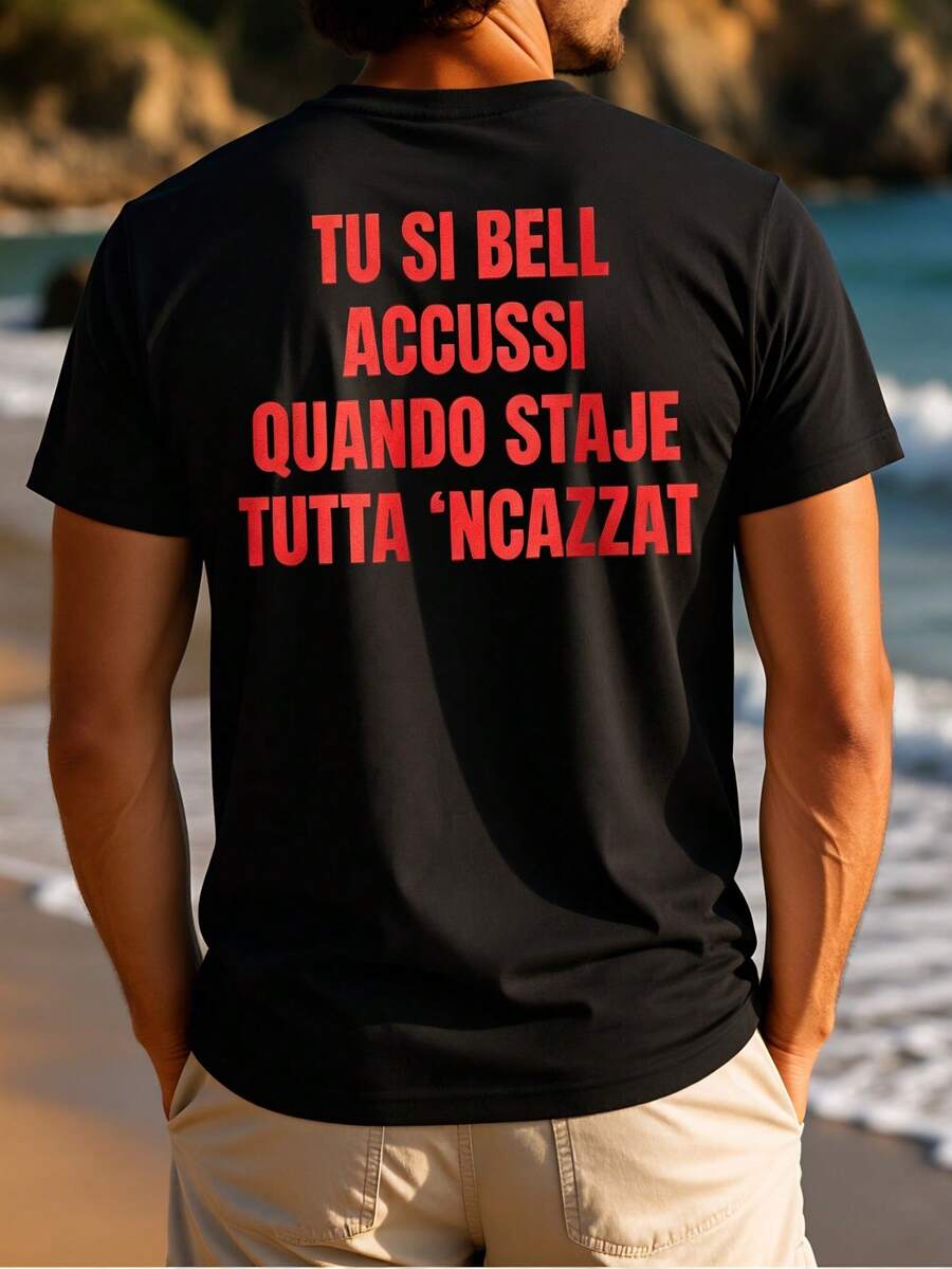 Camisetas de hombre - Negro - Ver 1