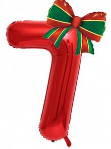 2pcs 32 Inch Red Number 0-9 Christmas Bow Birthday Party Decoration Aluminum Foil Cartoon Balloon Set - View 10
