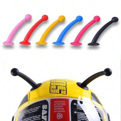 Bee Antenna Sticker Ornament Universal Motorcycle Helmet Decor Accessory