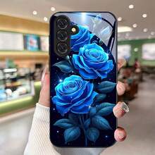 [24h Versand aus DE/FR/ES] Apple 11-17  21-26 Ultra-Handyhülle - Handyhülle mit Sternenhimmel-Rosendesign für Damen mit Linsenschutz für  Galaxy A04S/A05S/A06/A07/A10/A11/A12/A13/A14/A15/A16/A17/A20S/A21S/A22S/A23/A24/A25/A26/A30S/A31/A32/A33/A34/A35/A36/A42/A50S/A51/A52/A52S/A53/A54/A510 Sturzsicher - 1 Stück Bildfarbe - Übersicht 7
