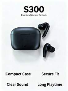 In-Ear Wireless Bluetooth Earbuds, Leather-Like Texture, HiFi High-Quality Bass, Long Battery Life, Built-In Microphone, Compatible With IOS/Android Systems, Suitable For Sports/Running/Fitness/Music/Office/Gifts - A - View 14