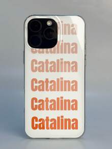 GIIPPA 1pc Customized Name Phone Case, Personalized Phone Case, Compatible With Iphone 18/17/16/15/14/13/12/11 Pro Max Air Phone Case, Back To School Gift, Graduation Gift, Valentine's Day Gift, Birthday Gift - Multicolor - View 5