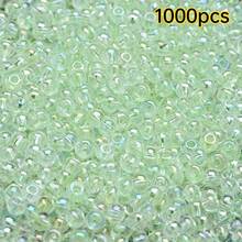1000pcs Manik-Manik Kaca Berubah Warna UV dengan Tekstur Es, Ukuran 2mm, Manik-Manik Bulat Transparan Berwarna-warni, Aksesoris Pembuatan Perhiasan DIY - Mutiara Millet - View 15