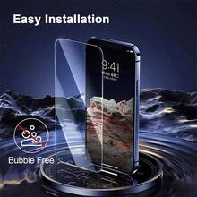 5Pcs Protection Full Screen Tempered Glass Compatible With IPhone 18 17 16 15 14 13 12 11 Pro Max X XS XR 16 15 14 Plus 17e 16e Protector Protect Screen Full Screen Phone Protective Film Clear Protective Cover Glass Film - Clear - View 3