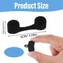 100/50/2PCS Nose Mask Filter Pads, Disposable Nose-Style Dust Mask, Bulk Pack Nose Hole Filter Covers, Suitable For Spray Tanning, Welding Dust, Construction Site (Black) - Multicolor - View 8
