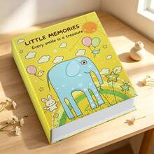 1pc Artistic Clean Photo Album, Large Capacity, Suitable For 4*6inch Photos, Full Horizontal Page-Insert Style, 6 Inch 200 Photos, City Check-In, Family Gathering, Commemorative Portrait - 1PC - View 9