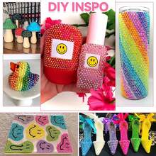40-Grid Multicolor Rhinestone Set With Tweezers, Glue And Rhinestone Pickup Pen, DIY Handmade Decoration Accessories, Suitable For Phone Case, Clothing, Shoes, Hair Accessories - Sets - View 8