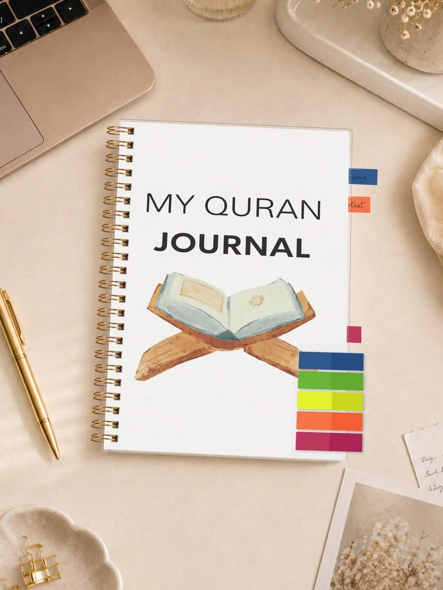 1本 A5 My Diary 密碼筆記本 螺旋裝訂 登入記錄本 附字母索引分頁標籤與防水封面,返校辦公桌配件,適合學校教師使用的筆記本 - 長方形 - 查看 1