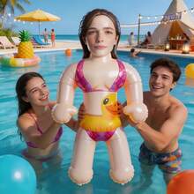 1pc Personalized Inflatable Blow Mold, Customized Face Inflatable Blow Mold, Customized Face Cowgirl Inflatable Blow Mold, Personalized Western Inflatable Decoration, Humorous Bachelorette Party Gift, Country Girlfriend Decor Prop, Special Occasion - Multicolor - View 6