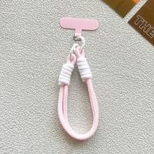 1 pieza Cordón trenzado de un solo color, cadena retorcida, llavero colgante, correa para la muñeca, correa de identificación DIY hecha a mano para cámara, regalo de colgante de teléfono gratis para madre, familia, amigos, cumpleaños, vacaciones - Multicolor - Ver 31