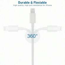 Kabel Pengisian Daya Kecepatan Tinggi, Pengisian Cepat Type-C ke Lightning, Kabel Pengisian Super Cepat Lightning PD Multiwarna dengan Jalinan Kepadatan Tinggi, Kompatibel dengan Seri 14/13/12/11, Kabel Pengisian Lightning, Kabel USB C ke Lightning Pengisian Super Cepat, Kabel Pengisian Type C Kompatibel dengan iPhone 14 13 12 11/Mini/Pro/ProMax/8 - MultiWarna - View 7