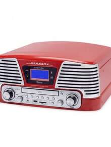 Vitrola Red com CD, FM, SD, USB e Bluetooth, Bivolt, Raveo, Harmony BT, 10 - Visão 2