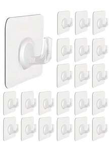 5-30pcs Multifunctional Adhesive Wall Hooks For Hanging Accessories, Kitchen Utensils And Bathroom Supplies - Multicolor - View 1