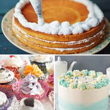 50/100/200pcs Extra Large Non-Slip Piping Bags, Thickened Transparent Decorating Bags - For Cake Decoration, Cookies And Cream - Non-Slip Design, Baking Accessories, Baking Chocolate Cake, Cream Frosting And More - View 3
