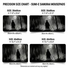 Large Ink Samurai Mouse Pad, Gaming Office Home Art Design, Rubber Base, Suitable For PC Laptop, Back To School Desktop Accessory, Office Supplies, Mouse Pad Set, Computer Keyboard Pad, Study Mat, Gift For Friends And Family - Ink Warrior - View 6