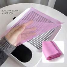 100pcs Disposable Nail Art Vacuum Dust Collector, Non-Woven Filter Paper, Pink/Blue/White Paper, Manicure Machine Dust Filter Paper, Manicure Tools Accessories - Set - View 6