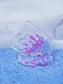 1盒彩色玻璃幻彩珠，像水泡一樣，無孔樹脂填充物，內含流沙，珠寶手工DIY工藝裝飾 - 彩色 - 查看 5